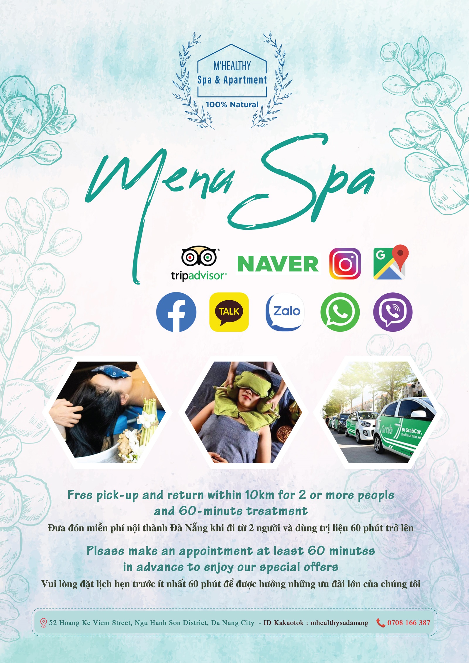 M Healthy Spa - massage tại Đà Nẵng, best spa tại Đà Nẵng 